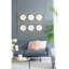 Miroir mural 3 pièces dans un cadre rectangulaire doré, décoration murale pour le salon de la chambre à coucher, 43 po x 16 po-1995935802