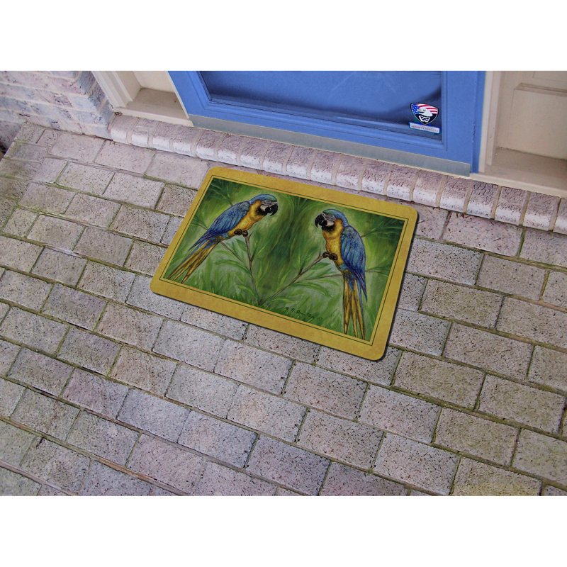 Alaina Non-Slip Doormat, Rectangle 1'6" x 2'2"