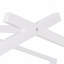 Lit simple en bois avec lit gigogne simple - blanc-539685148