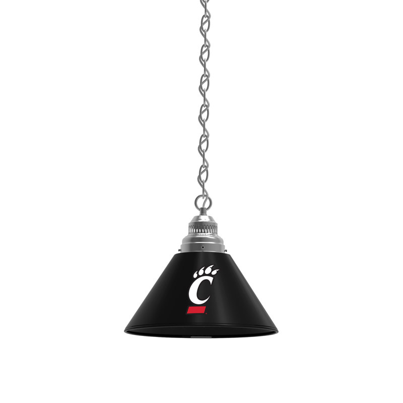 1 - Light Single Pendant, Chrome, Cincinnati Bearcats