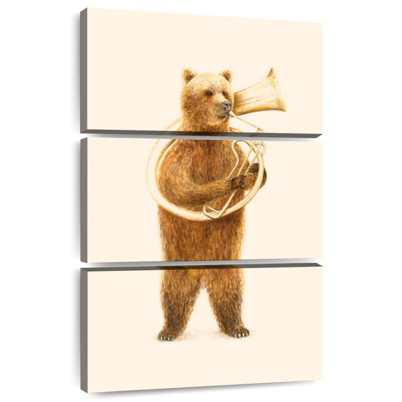 Ketti l'ours et son hélice, H 45 po x l 28 po