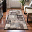 Tapis chocolat à motif de patchwork géométrique Rotonya-807016076
