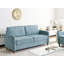 Fabric Living Room Set Blue Takima