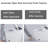 Smart Toilet With Heated Bidet Seat, Auto Flush, Led Display, Temperature Control - Bathroom Luxury Feature Screen, Foot Sensor Option
