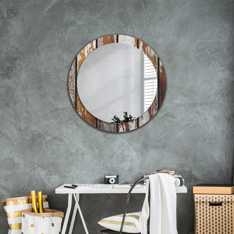 Huldar Glass Flat Wall Mirror