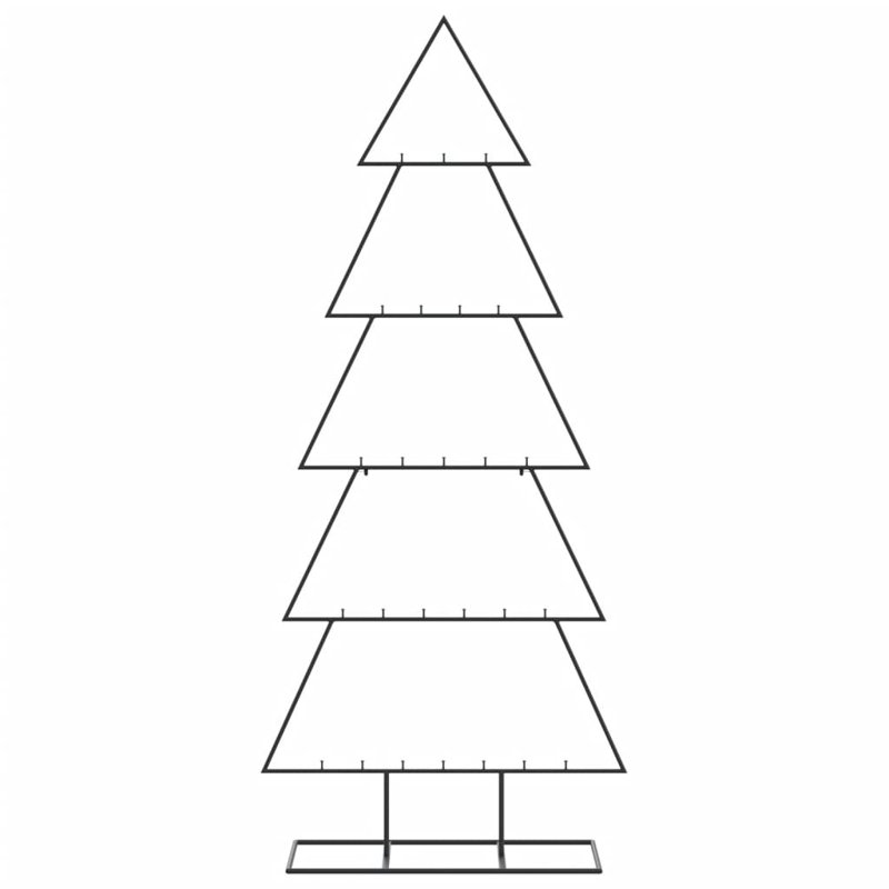 Steel Holiday Shaped Ornament, 150cm H x 65cm W x 24cm D