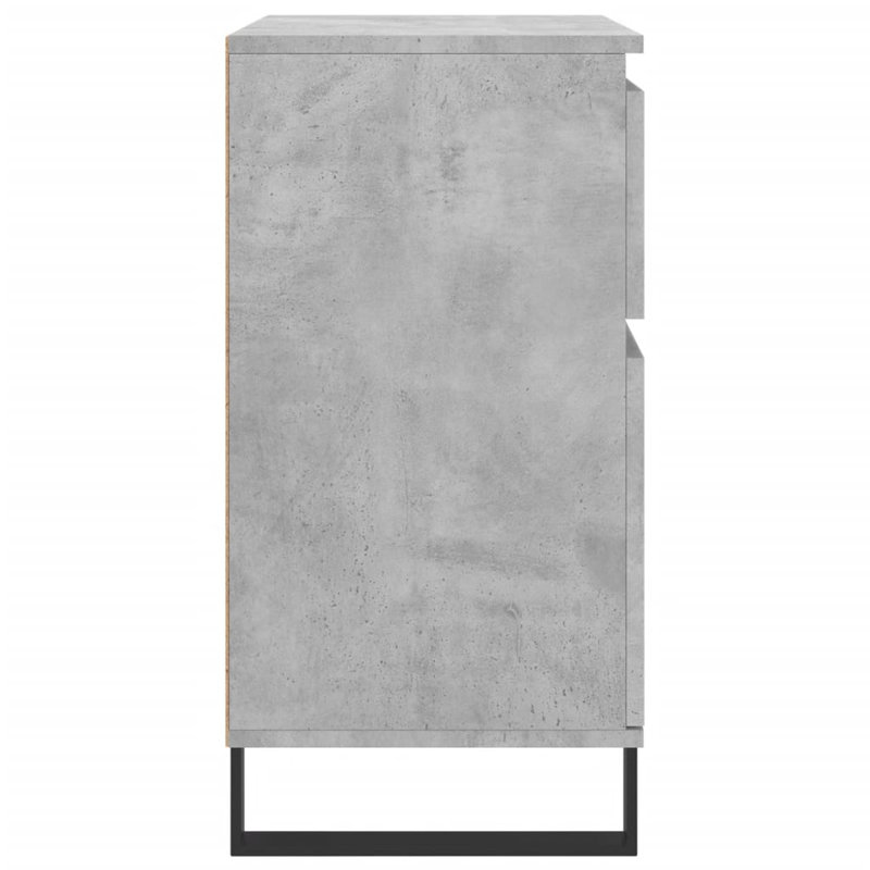 Ninh 60cm W 2 - Drawer Chest of Drawers, Concrete Grey