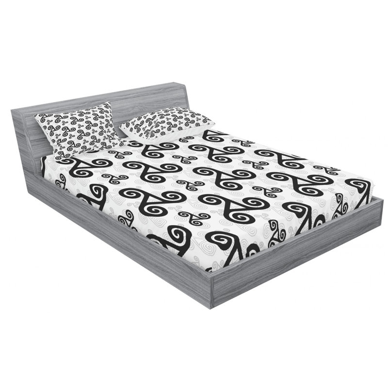 Microfiber Sheet Set, Full Sheet Set with Fitted Sheet