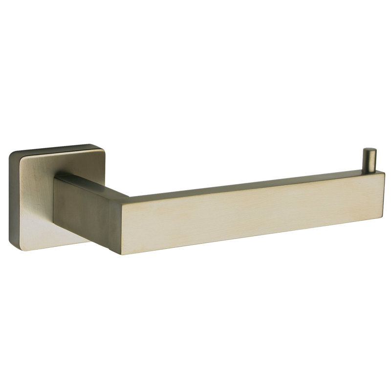 Porte-papier hygiénique carré carré, Nickel brossé