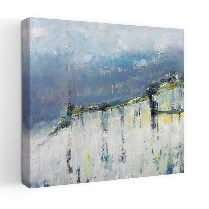 Camarillo, paysage contemporain abstrait, art naturel, H 18 po x l 18 po