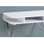 Bureau d'ordinateur, bureau personnel avec tablettes de rangement et base en métal
