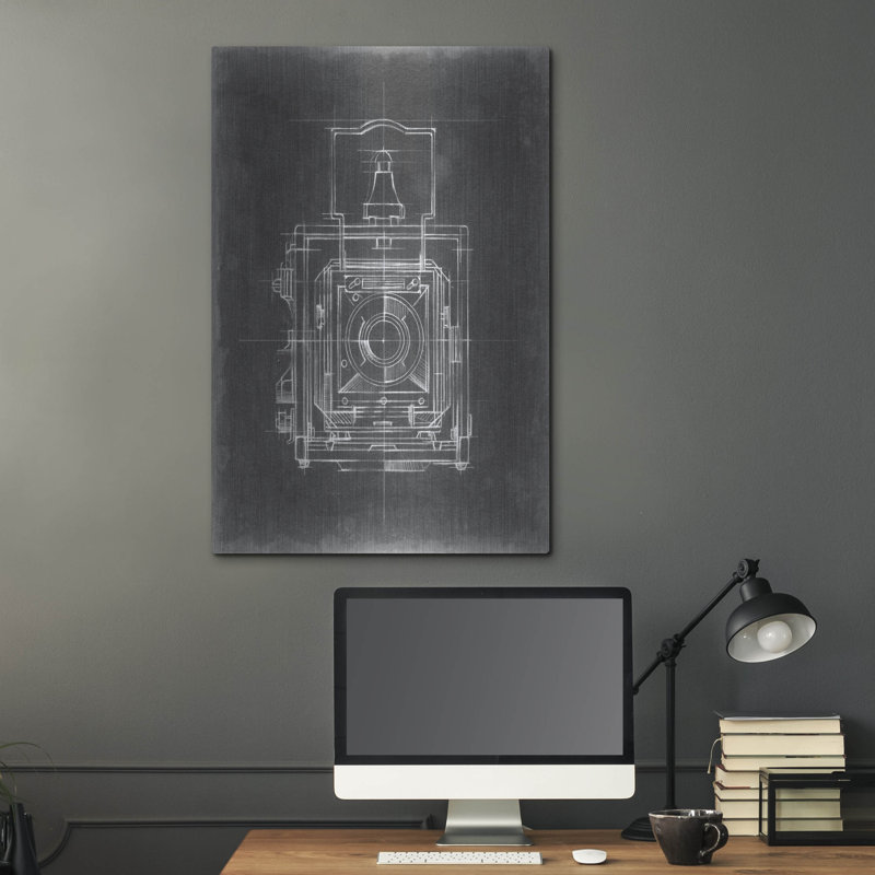 «Caméra Blueprints I» par Ethan Harper, H 36 po x l 24 po