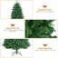 7' H Lighted Artificial Spruce Christmas Tree