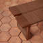 Textura Bench in Dark Brown