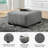 Deaysha Oversized Accent Ottoman