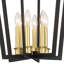 Lustre géométrique en acier 6 lumières Bowen-263866720
