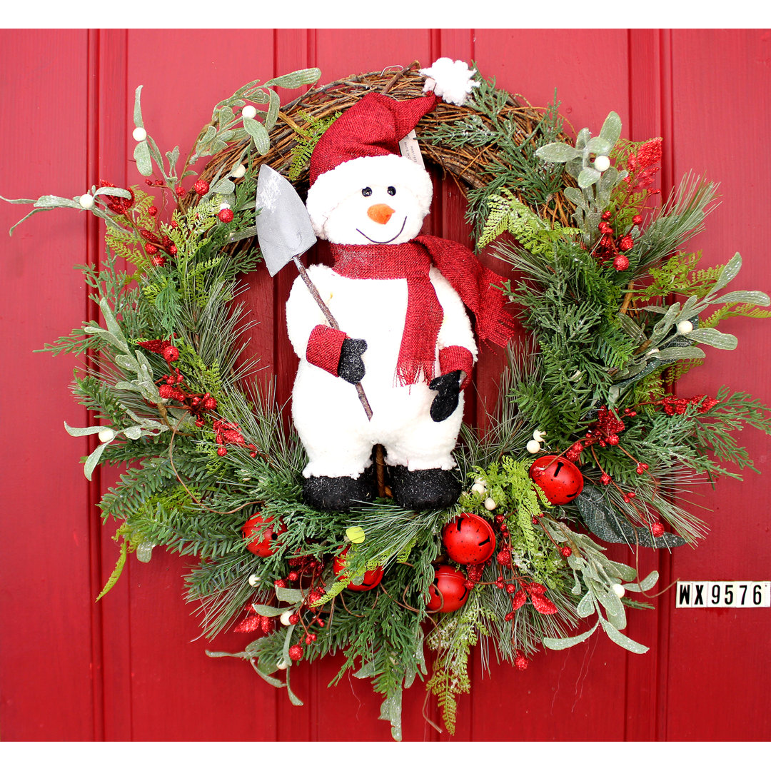 Faux Mixed Assortment Silk 24'' Wreath The Holiday Aisle®