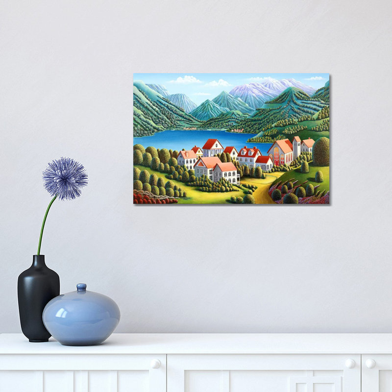 Spirit Mountains 1 Piece Wrapped Canvas Painting