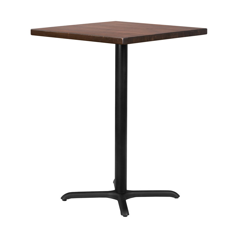 Bell 30"x30" Bar High Table Set, Walnut