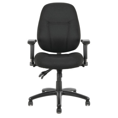 Chaise de bureau Burgan, dossier moyen, multifonction
