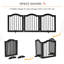 Engineered Wood Free Standing Pet Gate