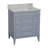 Frankfurt 30" Single Bathroom Vanity Set with Powder Blue Cabinet and Carrara Marble Countertop-1173457025-1177893298