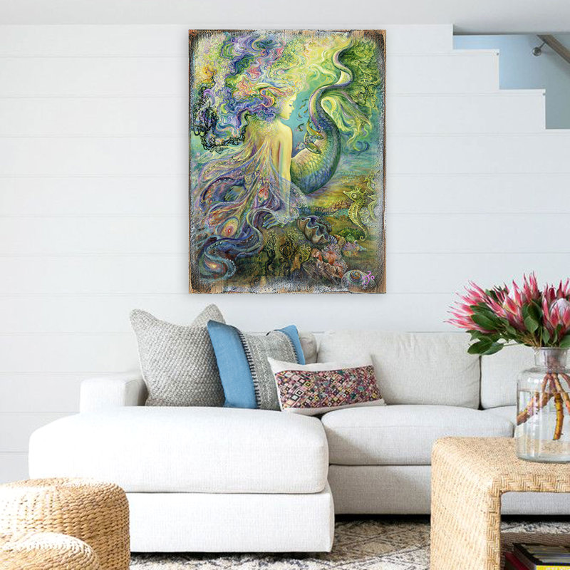Wall Block Collection No Style Painting Print, 12" H x 9" W x 0.75" D