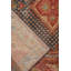Distressed Homage Hand Knotted Wool Geometric Area Rug in Blue, Red, Gold, Brown, Pink-1821863070