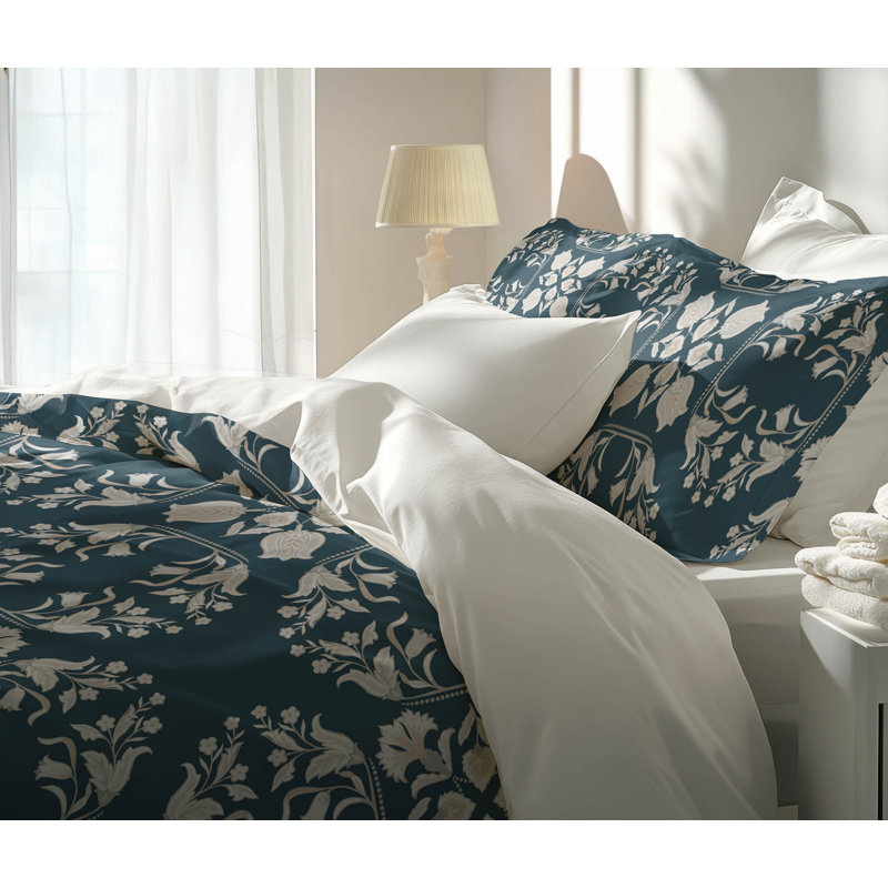Ensemble d'édredon léger Rumi, Sarcelle, Queen Comforter + 2 Standard Pillowcases