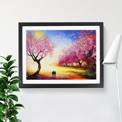 Cherry Blossom Tree Park Vol.6 - Framed Print