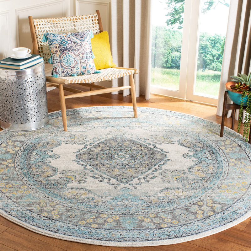Tapis oriental performance Gourdine, Rond 6 pi 7 po