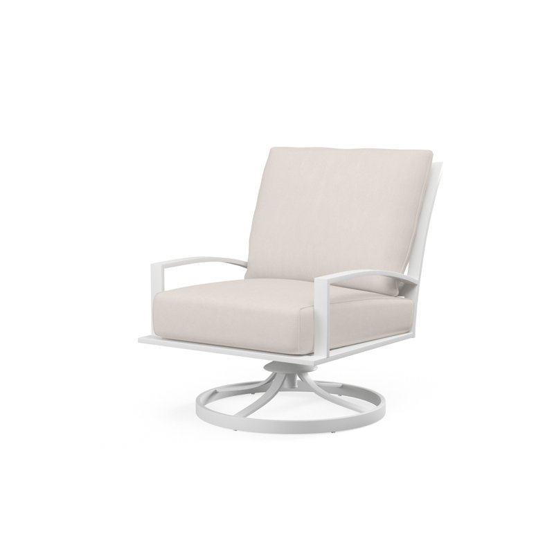 Chaise de terrasse Bristol avec coussins Sunbrella, Toile Sunbrella® naturelle