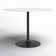 Bergamyer Round Marble Top Metal Base Dining Table