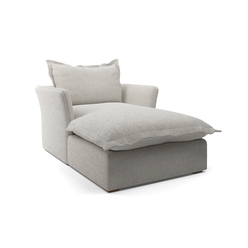 Haven Chaise Lounge, Cream 100% Polyester