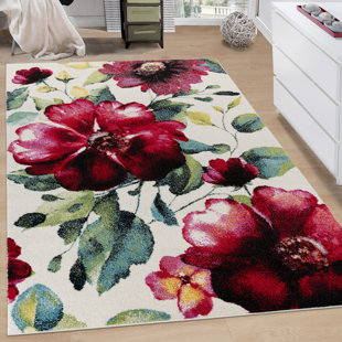 Alle Teppiche (Floral / Blumen) zum Verlieben | Kurzflor-Teppiche