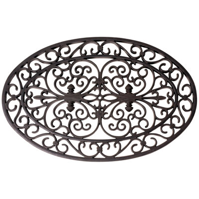 Oval Rubber Doormat