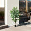 Ficus artificiel avec pot HOMcom-1790650626