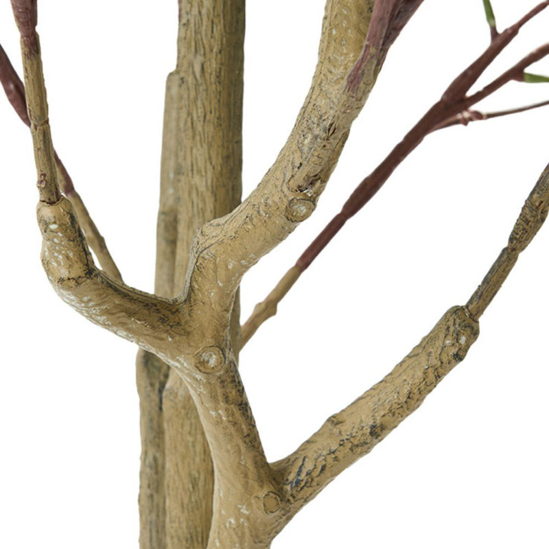 Eucalyptus artificiel réaliste 4,92 pi - verdure artificielle pour la maison et le bureau, 59 po x 27 po 