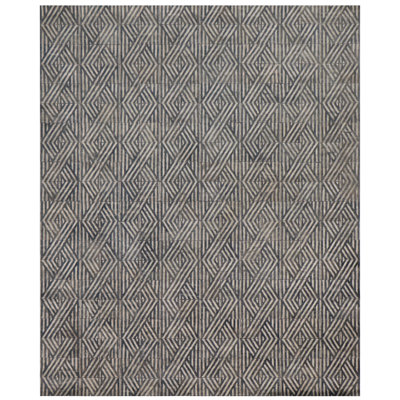 Granite Hide Cowhide Geometric Indoor Rug