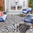 Courtyard Performance Animal Print Indoor/Outdoor Area Rug-9064366