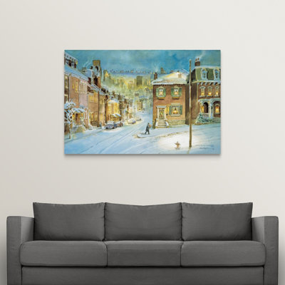 « christmas réveillon » par jess hager, peinture sur toile