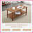 2-Tier Rectangular Coffee Table for Living Room - Solid Wood+MDF, Easy Clean &amp; Quick Assembly-421180211