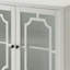 Console blanche avec 2 portes