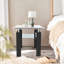 Table d'appoint avec plateau en verre transparent-810161857