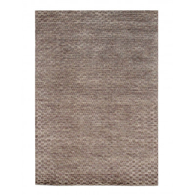 Tapis unique en laine 4 pi x 6 pi Delong gris