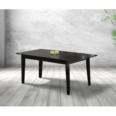 Wachtel Extendable Solid Wood Base Dining Table