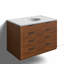 Bexley 36" Wall Mounted Single Bathroom Vanity with Quartz Top