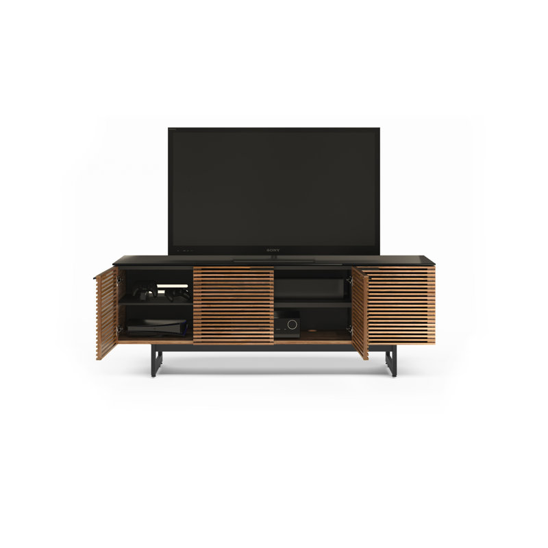 Corridor Media Console, Natural Walnut