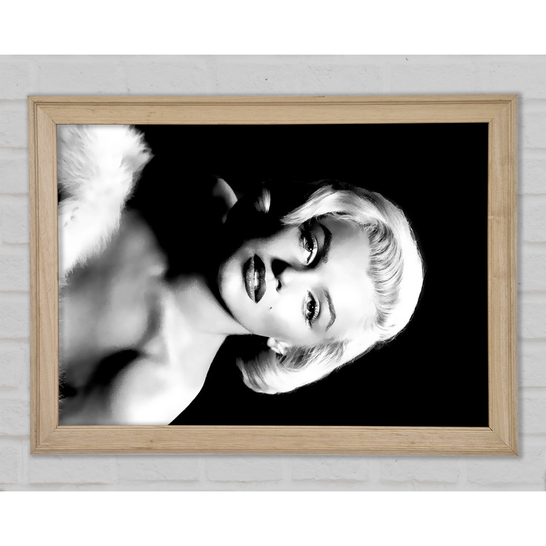 Marilyn Monroe Klassisch B N W - Druck