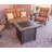 Sterling Square SLATE Propane Smokeless Fire Pit Table with Hidden Fuel Tank